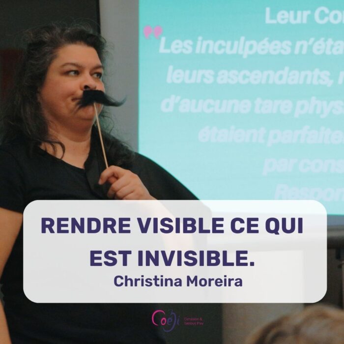 Collaboration Egaliki et Coézi pour une conférence spectacle féministe dans le cimetière de la Bouteillerie